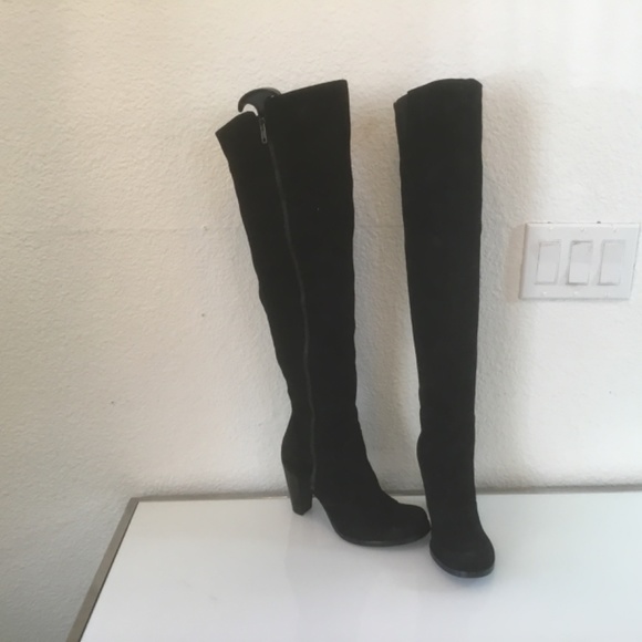 Paola Ferri amadora suede over the knee boots - Picture 4 of 15